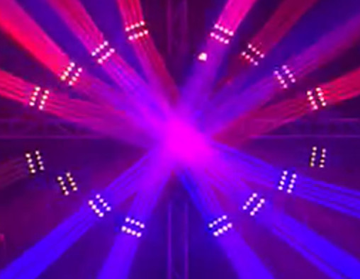 16PCS RGBW 4 in 1 LED Phantom Moving Head Light for KTV DISCO stage light