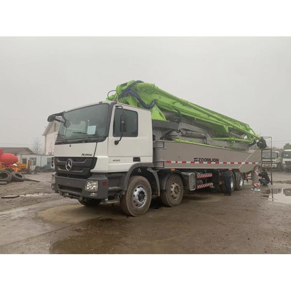 Buy Zoomlion 63m ACTROS 4141 Used Truck Mounted Concrete Pump at wholesale prices