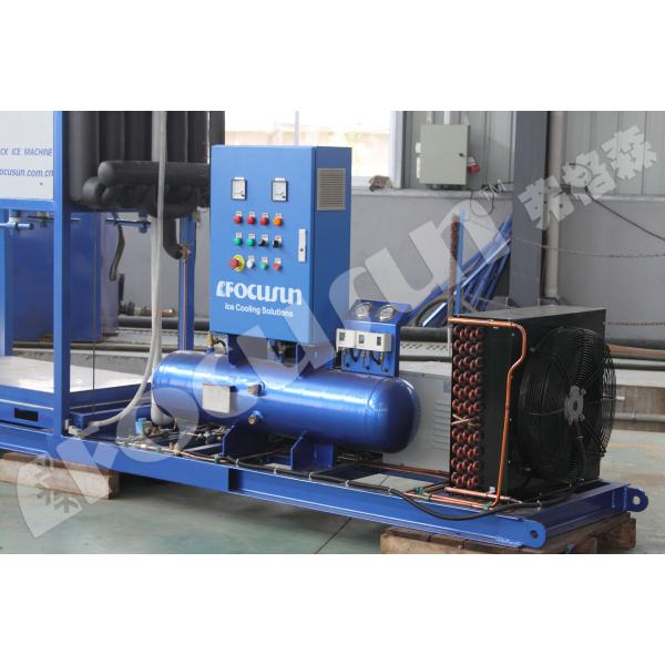 1 Ton Bitzer Compressor Direct Refrigeration Block Ice Machine for Customized Ice Making