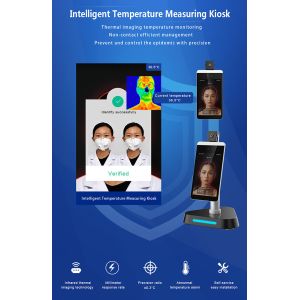 Contactless Body Temperature Screening Kiosk with Epidemic Prevention Fever