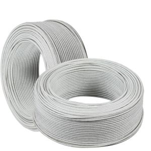 Customizable 500 Degree Fiberglass Braided Mica Fire Resistant High Temperature