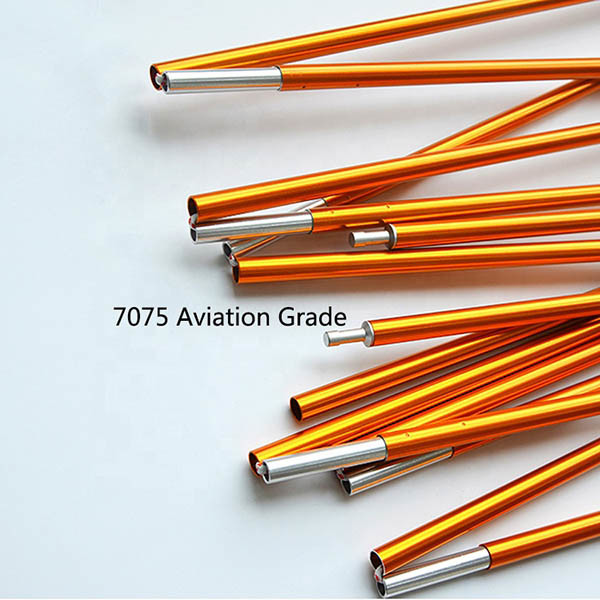 Buy UV Resistant Tent Adjustable Extension Pole Aluminium Alloy Round Connects at wholesale prices
