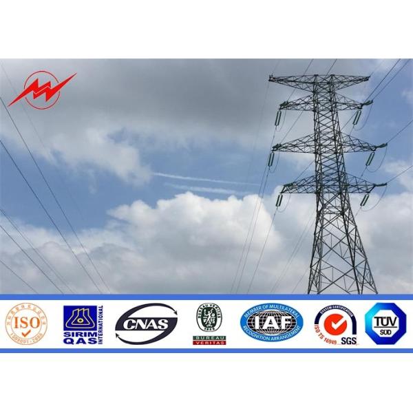 Buy Customized Tapered Tubular Steel Electric Power Pole Structures , ISO9001 at wholesale prices