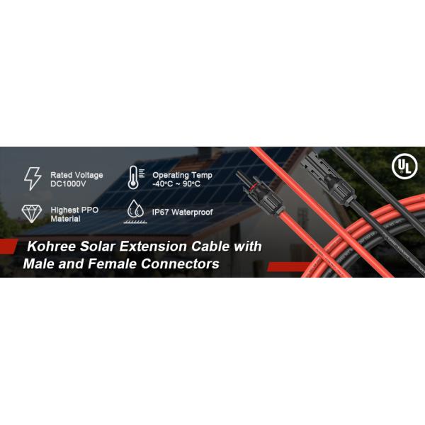 Solar panel cable connector