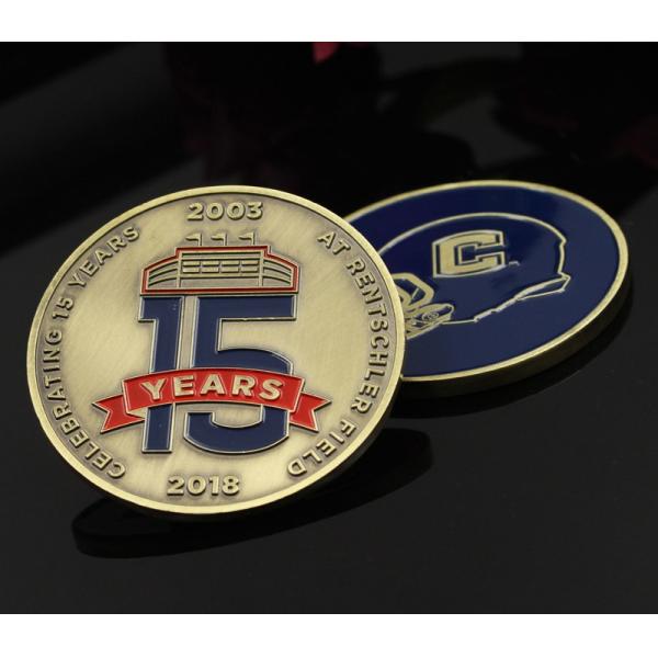 vintage souvenir medal bronze commemorative coins logo words picture Yiwu wholesale