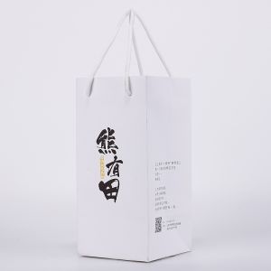 Disposable Custom Logo Matt Varnish Printable Paper Bags With Handle