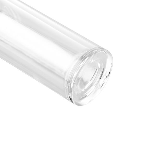 300ml Clear Glass Water Pitcher Bottle Jug With Tea Infuser filter Strainer Travel Essential