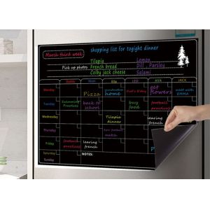 Factory Directly Custom Convenient Magnetic Fridge Calendar Chalkboard Magnetic