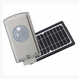 Quality 8w All In One Solar Street Courtyard Light 2835 Pure White 5700-6500 MCD for sale