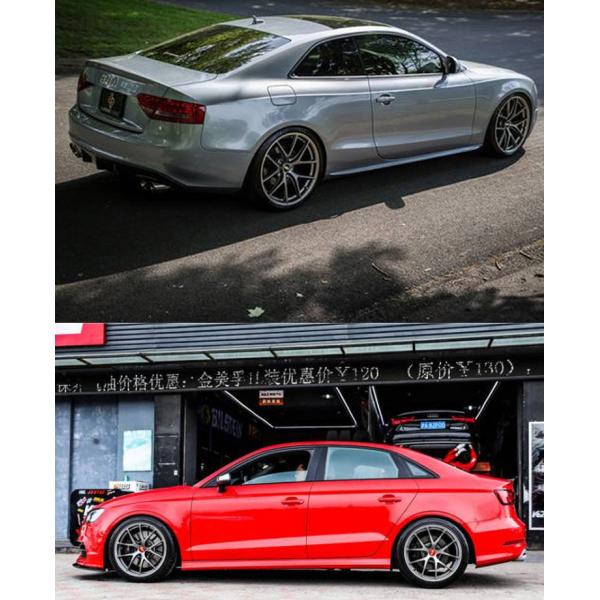 Customized 2 piece brushed polished luxury forged wheel rim for sale