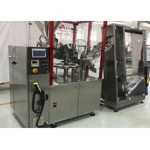 Touch Screen 60pcs/Min 253mm Aluminum Tube Filling Machine