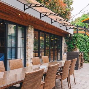 Snow Resistant 90x240cm Window Canopies And Awnings