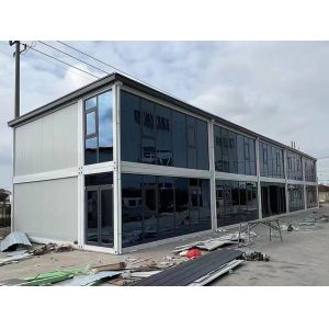 Detachable Container house Waterproof Fireproof Prefab Modular Glass Wall