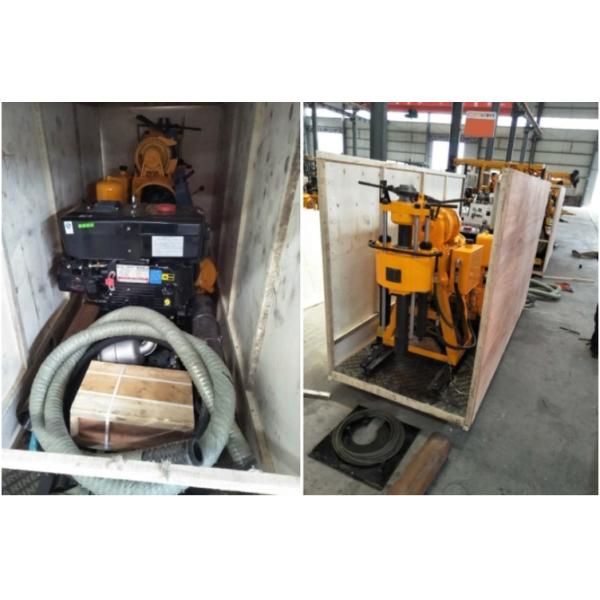 Hydraulic 130m Borehole Drilling Truck 75-90° Drilling Angle