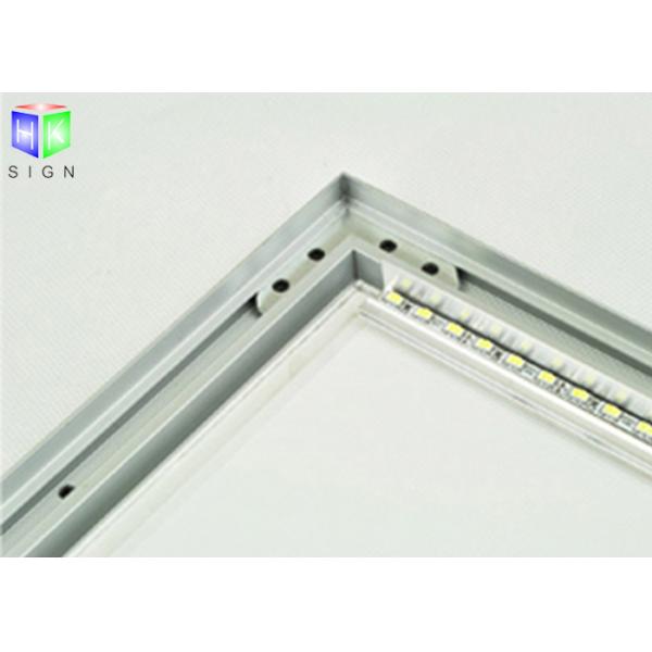 Double Sided Lightbox With Snap Frame , Acrylic Thin LED Light Panel Display
