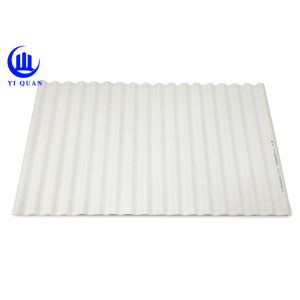 Waterproof Heat Insulation PVC Plastic Roof Tile For Chemical Factory School