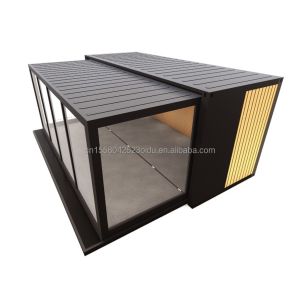 Wave Sandwich Panel 20ft Container Coffee House for Modern Design Style in Eu
