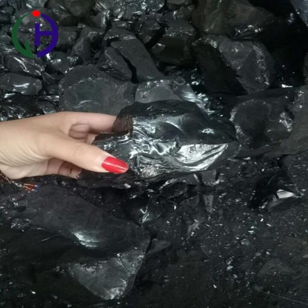 Dark Solid Lumps Hard Pitch Powder High Density 130 - 138℃ Soften Point