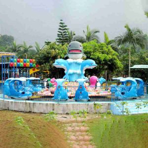 Shark Island Ride Amusement Park Rides , Theme Park Equipment
