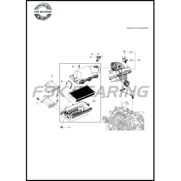 55505735 Air Flow Meter For Buick Encore Chevrolet Trailblazer Cadillac CT5 XT5