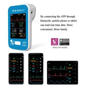 2.8 Inches Veterinary Patient Monitor With ECG One-Button Design For Easy