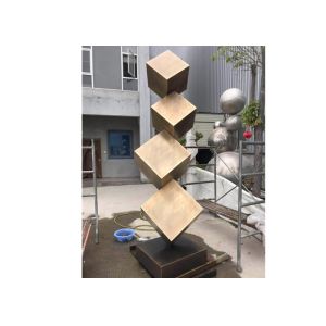Large Abstract Casting Bronze Statue Yard Outdoor Garden Sculptures