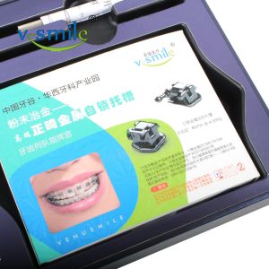 Oral Orthodontic Maxillary Dental SS Self Ligating Brackets