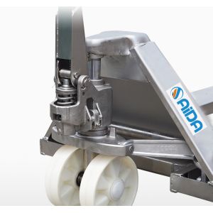 Stainless Steel Pallet Jack 2000KG Load Capacity