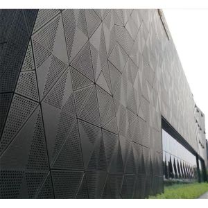 China Rectangle Aluminum Wall Panels with Sound Insulation and Shading System on sale China Rectangle Aluminum Wall Panels with Sound Insulation and Shading System on sale