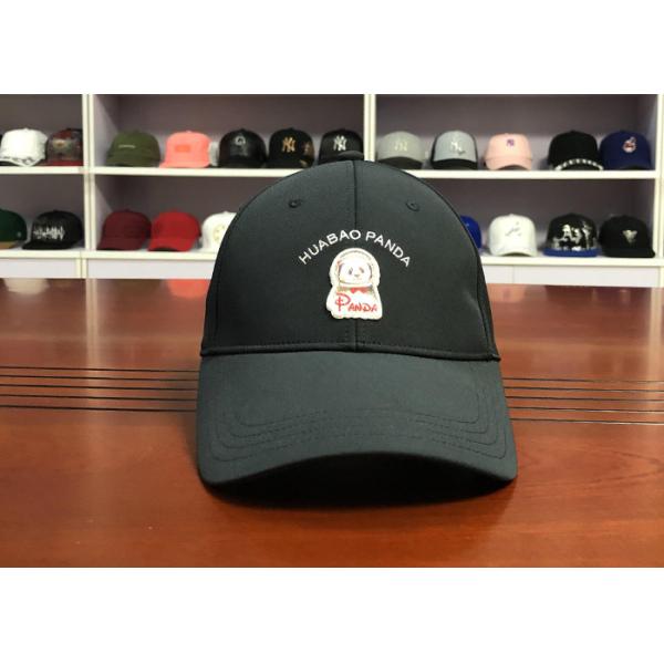 Buy Metal Buckle 6 Panel Baseball Cap Long Strap Embroidery Logo Curved Brim Custom Twill Cotton Blank at wholesale prices
