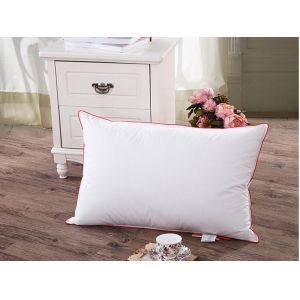 China Customize Down Feather Pillow Down Feather Body Pillow Self - Piping on sale