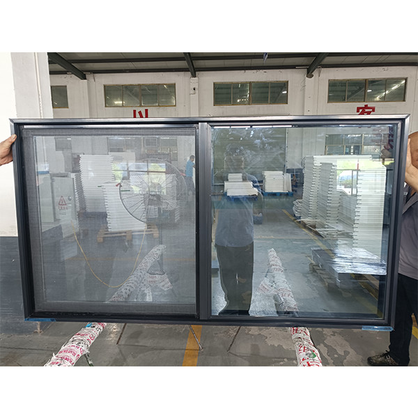 Quality Single Double Panel Detachable Tempered Glass Sliding Window With Grill Design for sale