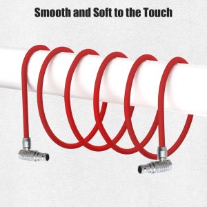 Alvin's Cables Right Angle 2 Pin To 2 Pin Power Cable For Teradek Bond Z CAM E2,