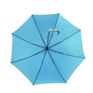 OEM Straight Waterproof Pongee Umbrella With Aluminum Handle