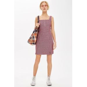 Gingham Women Dress Mini Summer Tank Dresses Ladies