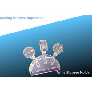 wine stopper holder/wine stopper/wine stopper rectangle/crystal stopper holder