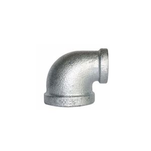 Plain Malleable Iron Elbow 1 Inch Galvanized Pipe Fittings No Thread