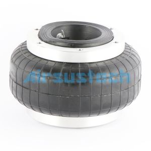 China Replace W01-358-0112 Firestone Air Bags Single Convolution Rubber With Flange Ring on sale