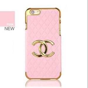 Luxury CC leather PC hard Case Cover For iPhone 4 5s 6s plus SAMSUNG galaxy S6