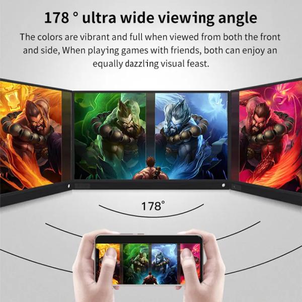 15.6 Inch Fhd Panel 1920*1080 60Hz Laptop Portable External Monitor Ultrathin