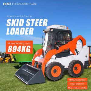 Mini Skid Steer Loader Mini Crawler Skid Steer Loader for Construction Works