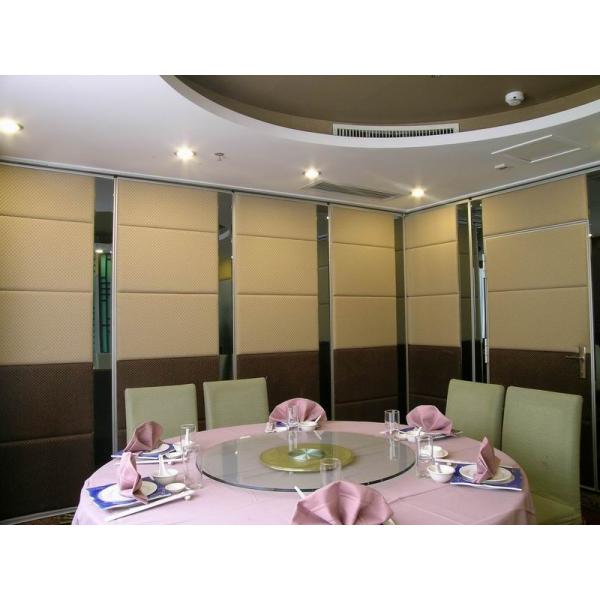 Commercial Sliding Conference Room Dividers MDF Board + Aluminium Material