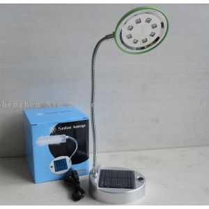 8LED solar powered table lamp