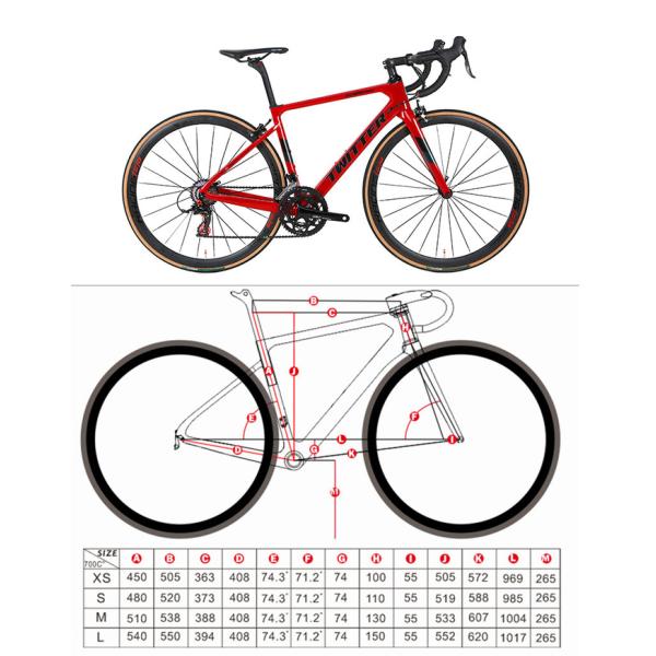 Rim Brake T900 Carbon Frame Road Bike Aero Racing Full Inner Cables