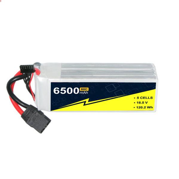 Buy Fast Charge Capable RC Car Lipo Battery Hard Case 18.5V 5S 6500mah 60C at wholesale prices