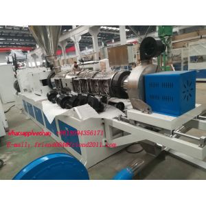 Twin Screw 550kg/H 10mm Granulating PVC Pelletizing Line Machine