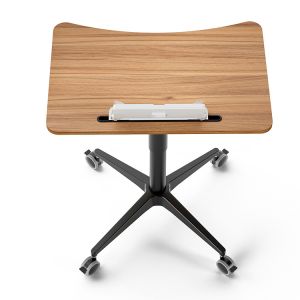 Black/Silver/White Frame Modern Office Director Table with Pneumatic Height