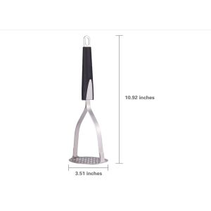 Slipproof Kitchen Gadget Tools Potato Masher Perforated OEM Available