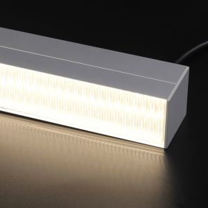 LED Strip Extruded Aluminum Profile Channel , Suspended LED Aluminum Profile