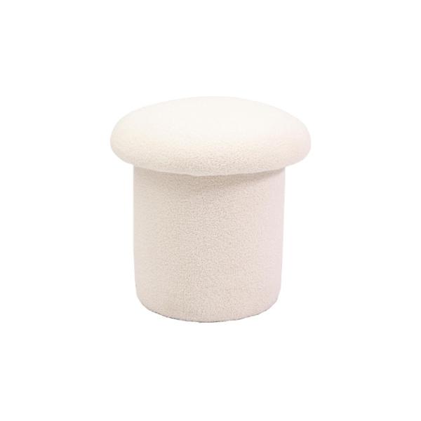 Buy 42cm Height Beige Velvet Seat With 70KG Loading Capacity at wholesale prices